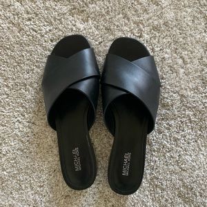 Michael Kors Leather Slip Ons